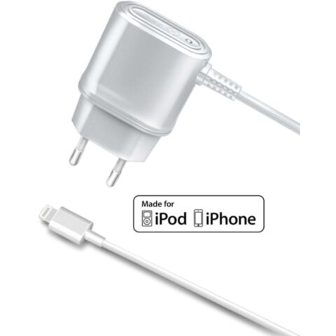 Oplader USB Lightning 1A