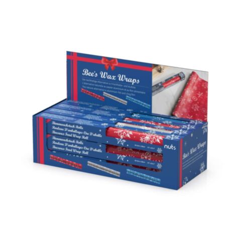 Winter Edition Display Gevuld Bijenwas Rol 3 x 4 Rollen