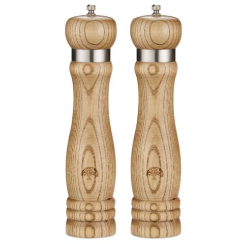 Hoxton Vintage Zout- en Peper Stel Set van 2 Stuks Ash Wood