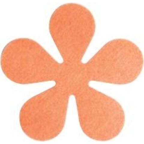 Glasonderzetters Bloem Set van 6 Stuks