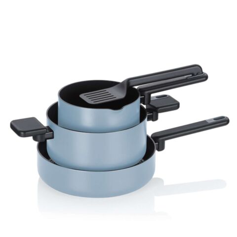 Mira Pannenset 5-Delig Smoke Blue