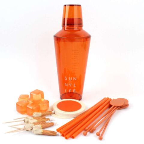 Poolside Entertaining Coctail Set Terracotta