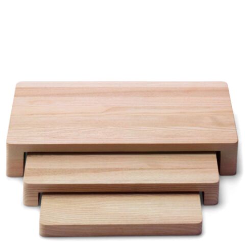 Collective Houten Plateau Set 38x19x6 cm 3-Delig
