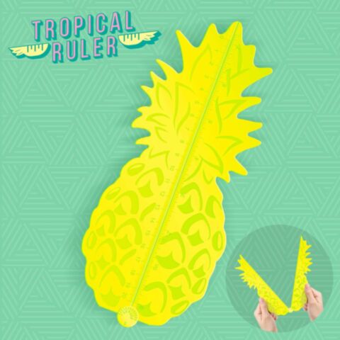 Desktop Lineaal Tropical Uitklapbaar