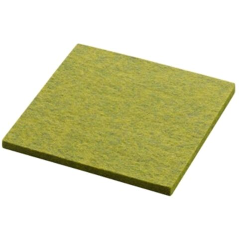 Onderzetter Vilt Vierkant 10x10 cm. Moss mel.