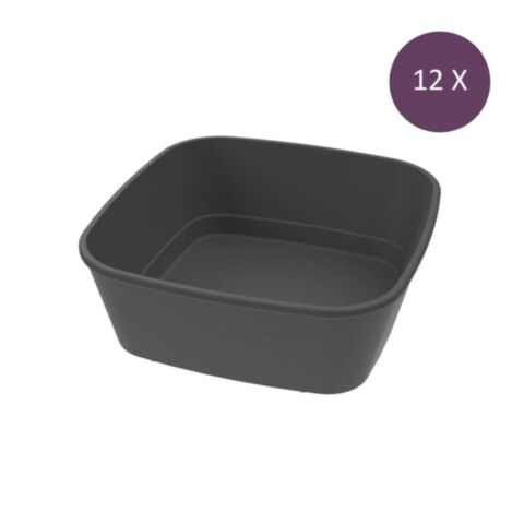 Move Schaal Vierkant 750 ml Set van 12 Stuks