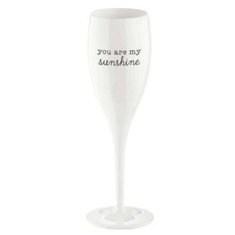 Superglas Cheers No. 1 Champagneglas Dreams Happen