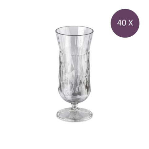 Superglas Club No. 17 Glas 400 ml Set van 40 Stuks Luxury Light Grey