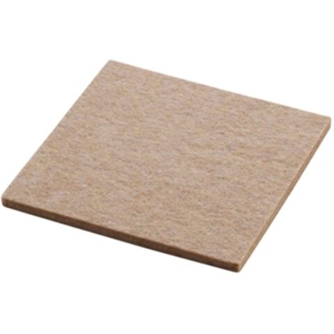 Onderzetter Vilt Vierkant 10x10 cm. Sahara mel.