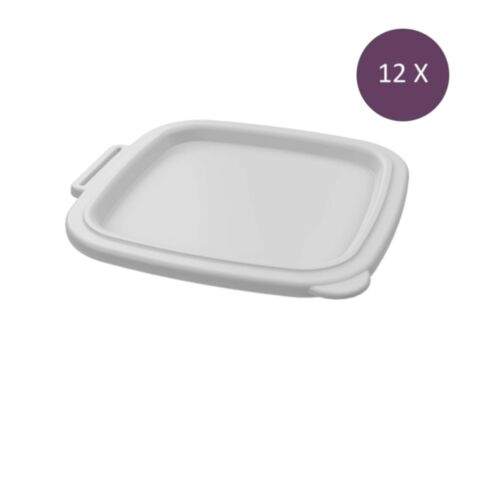 Move Deksel voor Schaal Vierkant 750 ml Set van 12 Stuks