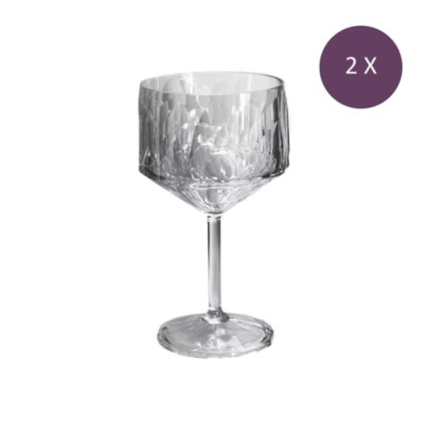 Superglas Club No. 15 Glas 400 ml Set van 2 Stuks Luxury Light Grey