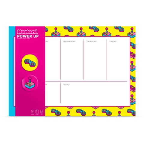 Power Up Week Planner Set van 52 Stuks