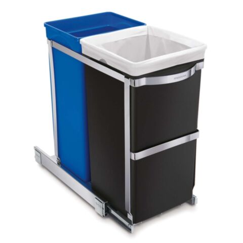 Prullenbak Pull Out Inbouw 20 + 15 liter