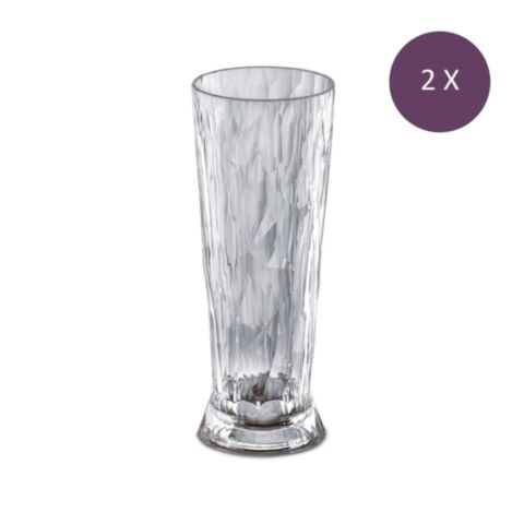 Superglas Club No. 11 Bierglas 500 ml Set van 2 Stuks Luxury Light Grey