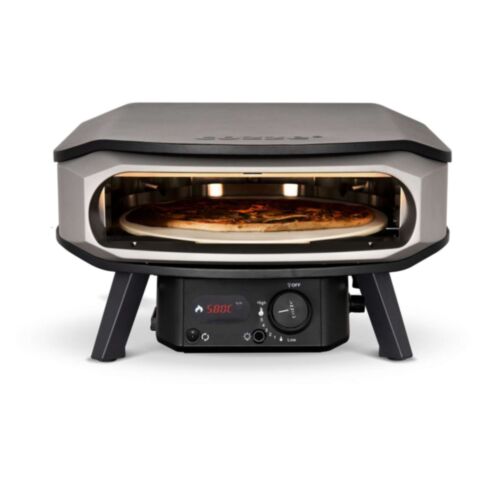 Pizza Oven Gas 17 inch met Premium Roterende Pizzasteen 30 Mbar