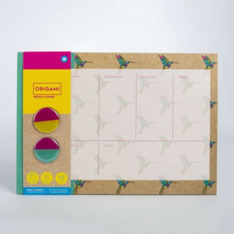 Desktop Weekplanner 52 Paginas Origami