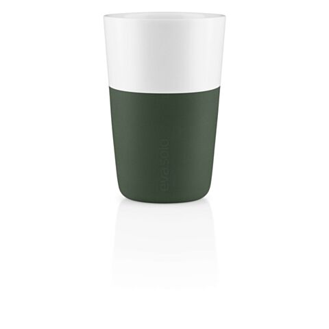 Beker voor Cafe Latte Set van 2 Stuks Emerald Green
