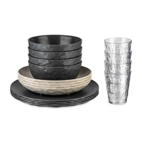 Club Servies met Glazen Goteborg Set van 16 Stuks