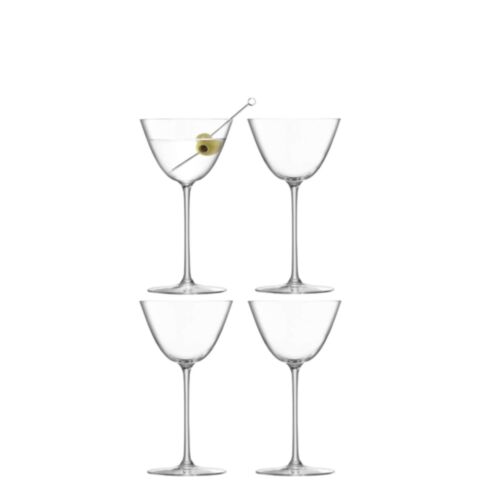 Borough Martiniglas 195 ml Set van 4 Stuks