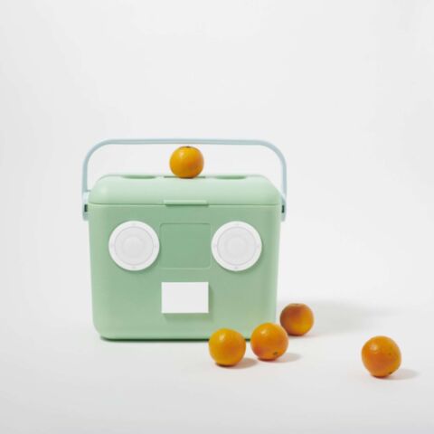 Beach Accessoires Bluetooth Speaker en Koelbox Mint