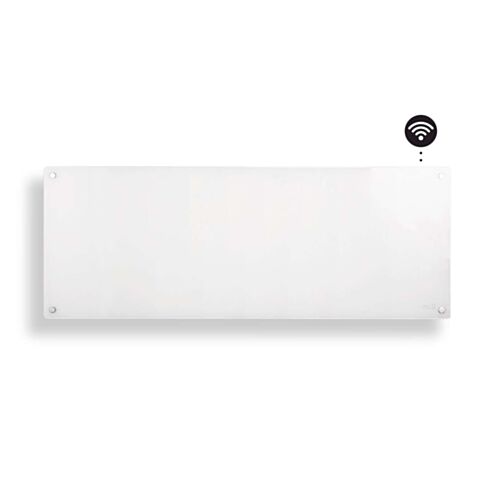 Paneelverwarming WiFi 1200 Watt tot 18 m2 Glazen Front