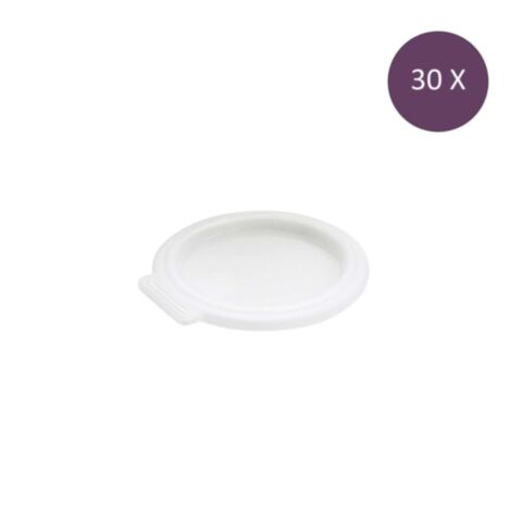 Move Deksel voor Schaal Rond 250ml BULK Set van 30 Stuks