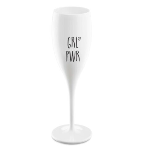 Superglas Cheers No. 1 Champagneglas Grl Pwr
