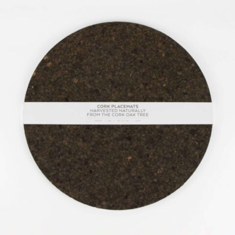 Smoked Cork Placemat Ø 32 cm Set van 2 Stuks