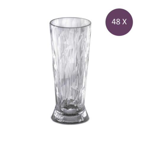 Superglas Club No. 10 Bierglas 300 ml Set van 48 Stuks Luxury Light Grey