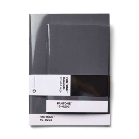 Schriften Set van 2 Stuks Gestipt - Gray 19-0203