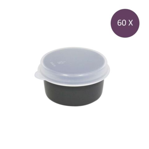 Move Sausbak met Deksel 30 ml BULK Set van 60 Stuks