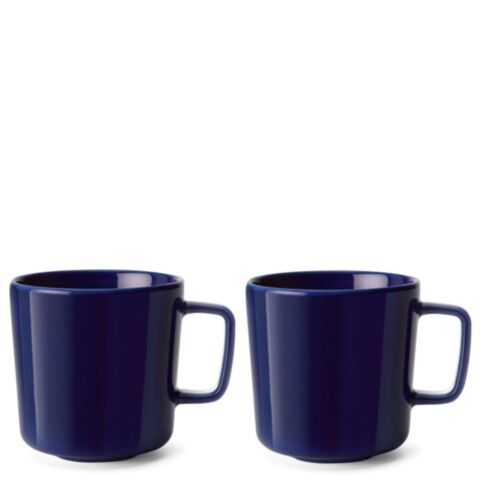 Collective Koffiemok 370 ml Set van 2 Stuks Cobalt